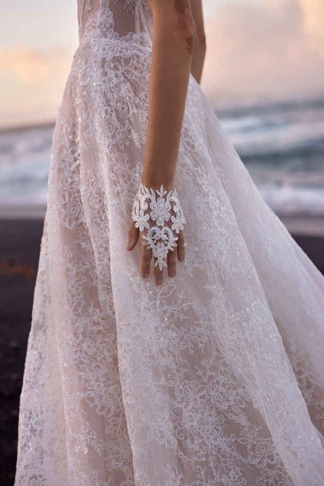 Opal fingerless gloves Accessories